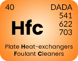 DADA-Hfc Plate Heat Exchanger Foulant Cleaners