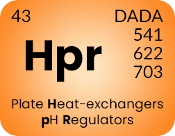 DADA-Hpr Plate Heat Exchanger pH Regulators