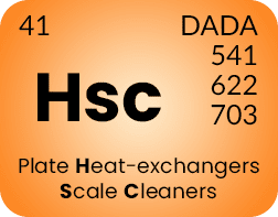 DADA-Hsc Plate Heat Exchanger Scale Cleaners